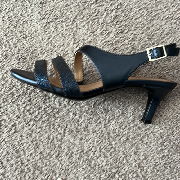 COPY - Naturalizer Taimi Formal Sandal - Navy Metallic/Glitter - Picture 3 of 6